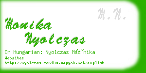 monika nyolczas business card